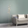 Image de Vloerlamp Curls Mat Goud 22Watt incl. Dimmer