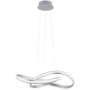 Image de Hanglamp dimbaar met afstandsbediening Hanglamp App RGB kleurverandering, metaal, 1x 28W 1950lm warm wit-koud wit, LxBxH 57x57x120 cm