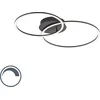 Image de Paul Neuhaus julka - Moderne LED Dimbare Plafondlamp met Dimmer - 1 lichts - L 700 mm - Zwart - Woonkamer | Slaapkamer | Keuken