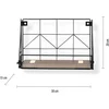 Image de Paul Neuhaus - Wandlamp LED plank L 30 cm bruin zwart