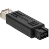 Image de FireWire 400-800 adapter met 9-pins (m) - 6-pins (v) connectoren / zwart