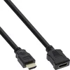 Image de InLine® HDMI kabel, HDMI high speed, male / male, vergulde contacten, zwart, 1m