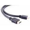 Image de Mini HDMI - HDMI kabel - versie 1.3 (Full HD 1080p) - verguld / zwart - 10 meter