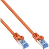 Image de InLine® Patchkabel, S/FTP (PiMf), Cat.6, 250 MHz, PVC, koper, oranje, 1,5m