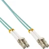 Image de Premium LC Duplex Optical Fiber Patch kabel - Multi Mode OM3 - turquoise / LSZH - 1 meter