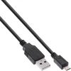 Image de InLine® Micro-USB 2.0 kabel, snellaadkabel, USB-A male/Micro-B male, zwart, 1,5m