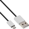 Image de InLine USB Micro B naar USB-A kabel - USB2.0 - tot 3A / zwart - 1 meter