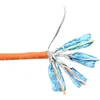 Image de S/FTP CAT6 Gigabit netwerkkabel met vaste aders - AWG23 - LSZH / oranje - 50 meter