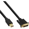 Image de Premium Mini DisplayPort 1.1a naar DVI kabel (1920 x 1200) / zwart - 3 meter