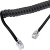 Image de InLine® Telephone spiraalkabel, RJ10 (4P4C), zwart, 2m