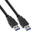 Image de USB naar USB kabel - USB3.0 - tot 2A / zwart - 0,30 meter