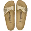 Image de Birkenstock Madrid BF Gold Narrow Dames Slippers - Gold - Maat 41
