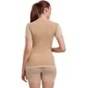 Image de FALKE Warm Trend Shortsleeved sneldrogend functioneel materiaal functioneel shirt met korte mouwen dames beige - maat M