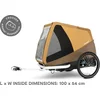 Image de Croozer Dog Tammo Hondenfietskar - XXL Zonsonderganggeel