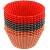 Image de Set van 12 muffinvormpjes van siliconen 7 cm Dr. Oetker Flexxibel Love