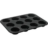 Image de Zenker 6535 Muffinvorm 12 holtes, taartvorm, vorm voor 12 muffins, cupcakevorm, Staal, Zwart, 38,5 x 26,5 x 3 cm