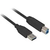 Image de Sharkoon USB 3.0 A Male naar USB 3.0 B Male - 1 m