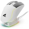 Image de Sharkoon SGM50W - Muis Draadloos en Bedraad - 6 knoppen - 1000 Hz - 6400 dpi - wit