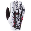 Image de O'NEAL Matrix Villain 2 White Motocross Gloves - Maat L - Handschoen