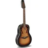 Image de Ovation 1758-1-G Pro Series Elite Deep 12-String Non Cutaway Sunburst 12-snarige elektrisch-akoestische westerngitaar