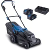 Image de Scheppach Accu Grasmaaier Set BC-MP380-X - Inclusief 2 x 20V Accu's en Acculader