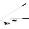 Image de Ebi - Speelgoed Voor Dieren - Kat - Fishing Rod Telescope, Voeder 35-95cm Zwart/wit - 1st