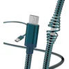Image de Hama Oplaad-/gegevenskabel "Metall", micro-USB, 1,5 m, blauw