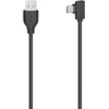 Image de Hama USB-C-kabel USB-C-stekker - USB-A-stekker 90° USB 2.0 480 Mbit/s 0,75m