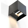 Image de Hama Wi-Fi LED Wandlamp voor Binnen en Buiten - IP44 - 350lm - 2700K / 6500K Kleurtemperatuur - Hama Smart Solution App en Spraakbesturing - Geschikt voor Apple Home, Alexa, Google Assistent - Zwart