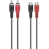 Image de Hama 00305035 audio kabel 5 m 2 x RCA Zwart