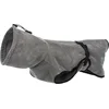 Image de Trixie Badjas Hond - Badstof Grijs 30 cm - Onderkoeling Bescherming, Verstelbare Kraag en Buikriem