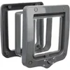 Image de Trixie - 4-weg Kattenluik - Inclusief Tunnelstuk - Grijs - 20X20 cm