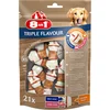 Image de 8in1 Delights Kauwknook Triple Flavour - Hondensnacks - Kip Varken Rund 21 stuks Xs