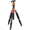Image de Rollei Compact Traveller NO.1 Tripod Werkhoogte: 30 - 140 cm Oranje