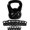 Image de MOVIT® Kettlebell - Kunststof - 3 kg - Zwart