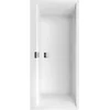 Image de Villeroy & Boch Squaro Edge 12 kunststof bad quaryl rechthoekig 170x75x45cm - incl. poten en afvoer /overloopcombinatie wit
