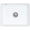 Image de Villeroy & Boch Subway - Keramische spoelbak 55x44 cm incl. afvoergarnituur, CeramicPlus, alpine wit 331001R1