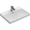 Image de Villeroy & Boch Avento - Meubelwastafel 60x47 cm, met overloop, kraangat, CeramicPlus, alpine wit 415860R1