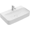 Image de Villeroy & Boch Finion - Wastafel met verborgen overloop, 80x47 cm, met Ceramicplus, alpine wit 41688CR1