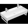 Image de Villeroy & Boch Memento 2.0 - Dubbele wastafel 100x47 cm, zonder overloop, 2 kraangaten, CeramicPlus, alpine wit 4A22A1R1