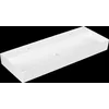 Image de Villeroy & Boch memento 2.0 wastafel onderzijde - geslepen - 100x47cm - met overloop - 2 kraangaten - White Alpine (glans wit)