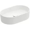 Image de Villeroy & Boch Collaro opzetwastafel - ovaal 56x36cm - zonder overloop zonder kraangat ceramic+ stone white