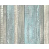 Image de A.S. Création behang houtlook blauw, grijs en crème - AS-319932 - 53 cm x 10,05 m