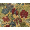 Image de DOODLE DESIGN BOMEN BEHANG | Retro - meerkleurig mosterdgeel - "Architects Paper" A.S. Création Floral Impression