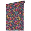 Image de SATIJN GLANZENDE KLASSIEKE BLOEMEN BEHANG | Design - bont zwart lila groen geel - A.S. Création Versace 5
