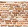 Image de BAKSTENEN BEHANG | industrieel - Rood Oranje Wit Beige - A.S. Création Elements 2