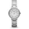 Image de Fossil Virginia ES3282 Dameshorloge 30 mm - Zilverkleurig