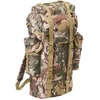 Image de Brandit - Nylon Military Backpack tactical camo one size Rugtas - One size - Bruin/Groen