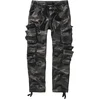 Image de Brandit Pure Vintage Trouser Slim Heren Cargobroek - donkercamouflage - 3XL