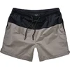 Image de Brandit - Basic Zwemshorts - 3XL - Zwart/Grijs